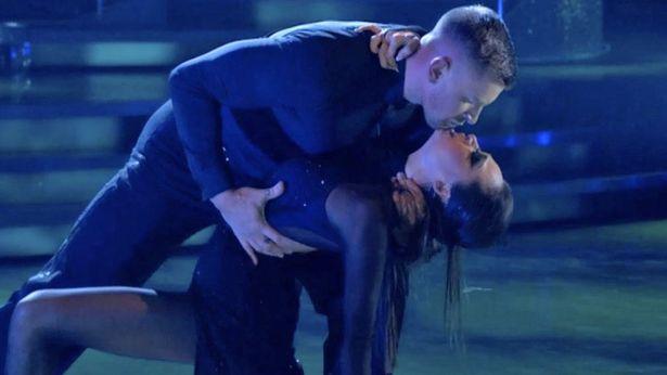 Adam and Katya Jones got close during their Tango