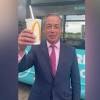 Nigel Farage milkshake